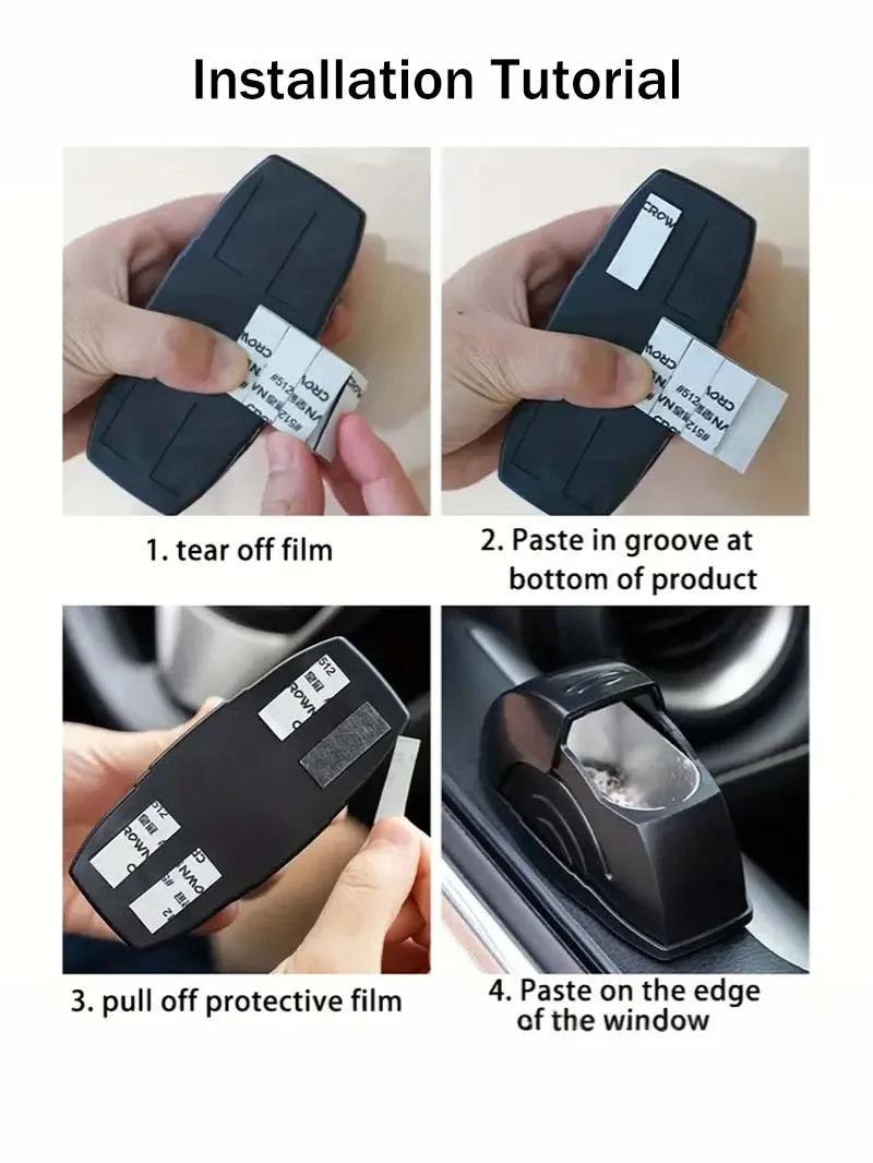 Car Ashtray: It conveniently stores ash and is designed with an openable lid to prevent ash from flying.