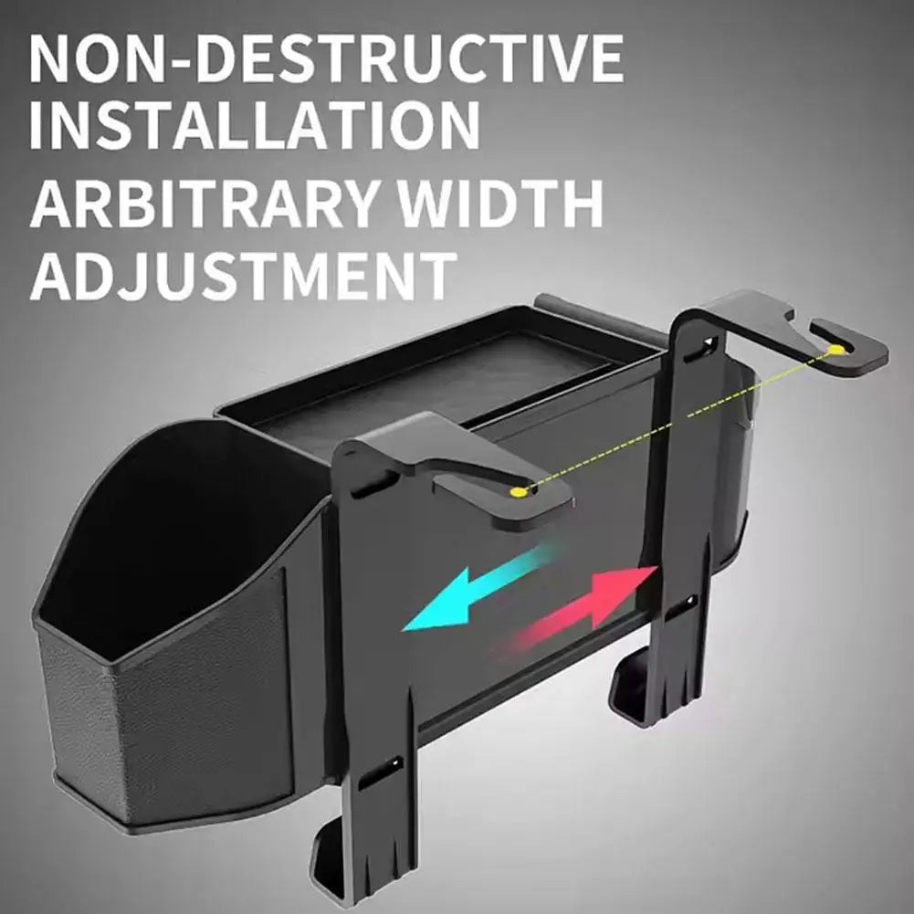 7 In 1 Car Seat Back Cup Holder Storage Box Tissue Box With Hook Auto Backseat Organizer Car Phone Holder For Auto Interior D4I6