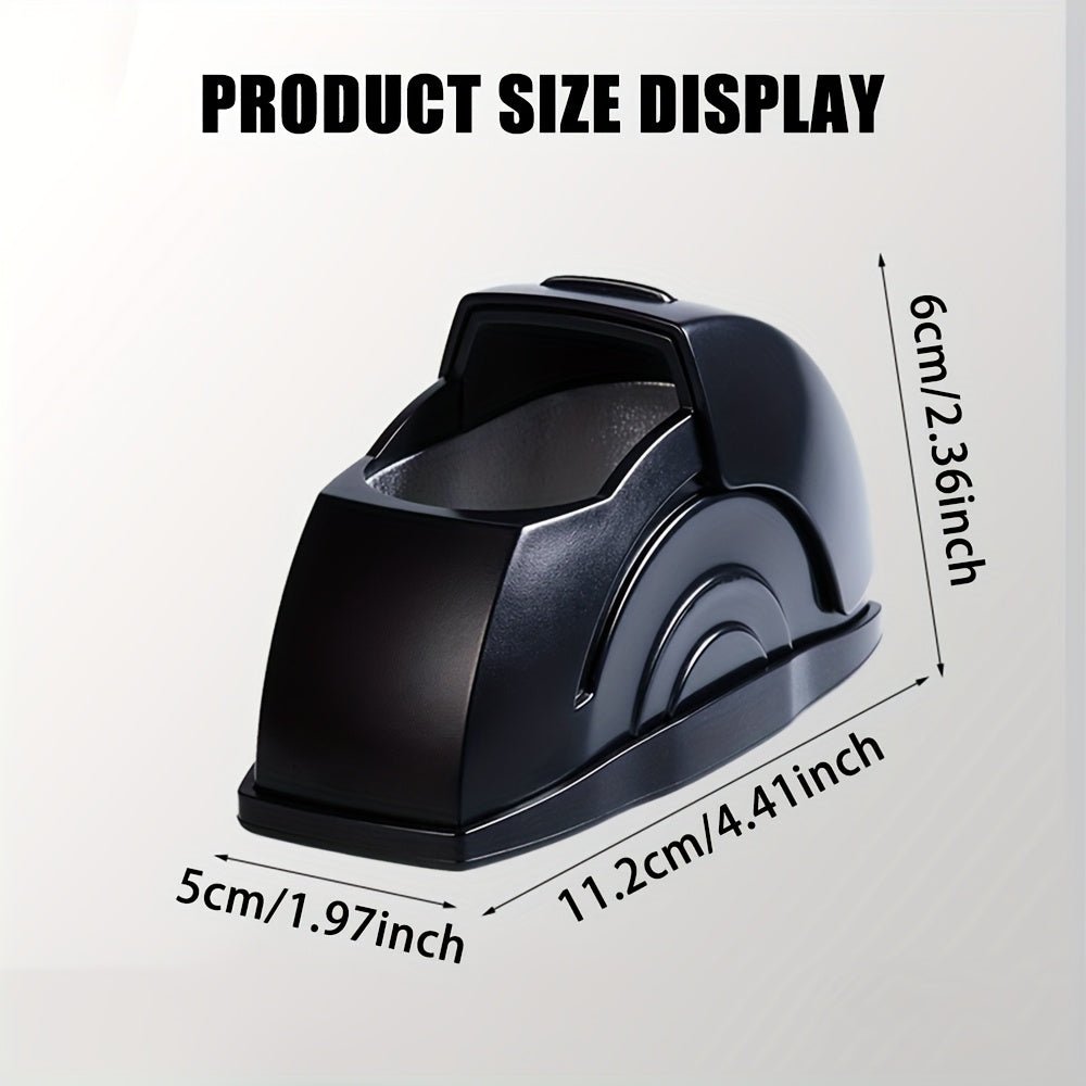 Car Ashtray: It conveniently stores ash and is designed with an openable lid to prevent ash from flying.